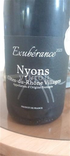 Vale do Ródano Não especificado Exuberance 2023