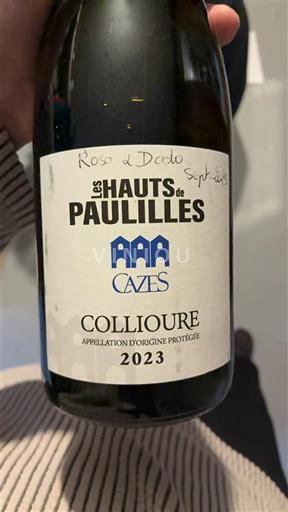 Roussillon Collioure Cazes Les Hauts de Paulilles 2023