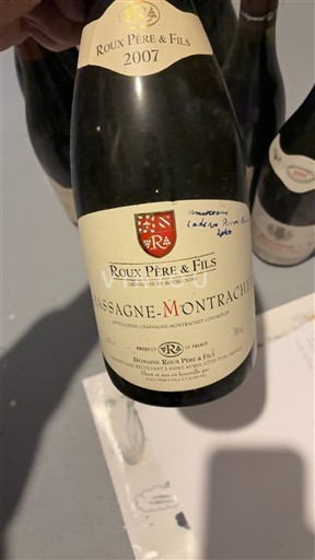 Burgundy Chassagne-Montrachet Roux Père & Fils 2007