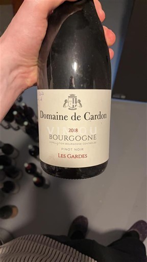 Burgundi Bourgogne Domaine Cardon Les Gardes 2018
