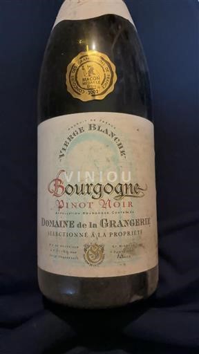 Borgoña Domaine La Grangerie Pierre Blanche 2001