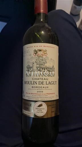 Bordeaux Château Moulin de Lagut 2009