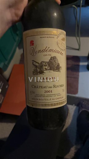 Lounais-Ranska Cahors Château Des Roches Vendémiaire (An VI) 2001