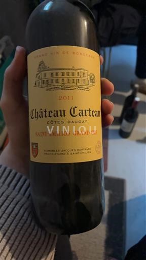 Bordeaux Saint-Émilion Grand Cru Château Cartran Côtes Daugay 2011
