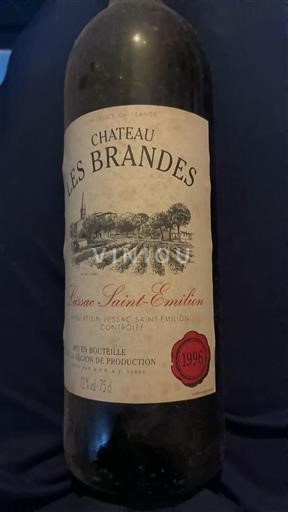 Bordeaux Lussac-Saint-Émilion Château Les Brandes 1996