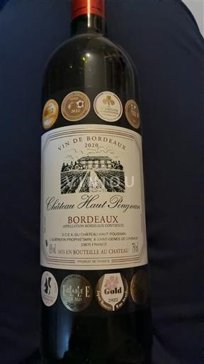 Burdeos Bordeaux Château Haut Puguan 2020