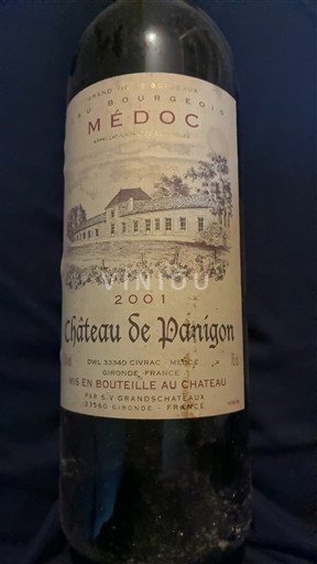 Bordeaux Médoc Château Panigon 2001