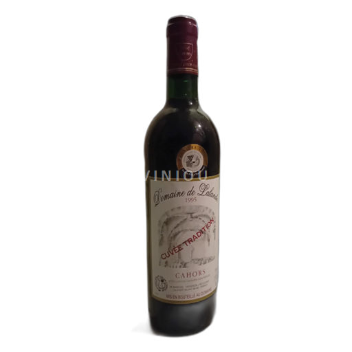 Vin Rouge sec Tradition Domaine LALANDE 1995 France Sud-Ouest Cahors AOC