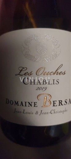 Bourgondië Chablis Domaine Bersan Les Ouches 2019