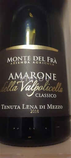 Vénétie Monte del Frà Tenuta Lena di Mezzo 2018