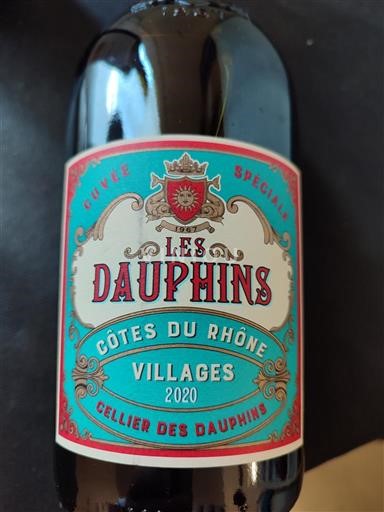 Vale do Ródano Côtes-do-ródano-villages Cellier des Dauphins Spéciale 2020