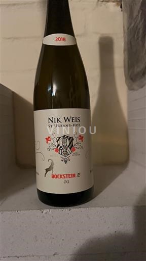 Ahr Nik Weis St. Urbans-Hof Bockstein GG 2018