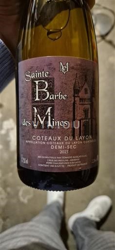 Loirevallei Coteaux du Layon Sainte Barbe des Mines 2023