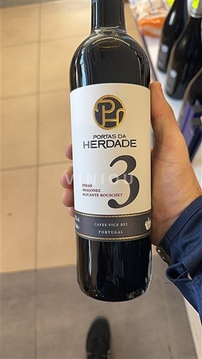 Viner Rouge sec 3 Portas da Herdade 2021 Portugal Alentejo Vinho de mesa