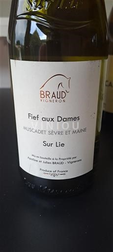 Loire-dalen Muscadet-Sèvre-et-Maine Braud Vigneron Fief aux Dames 2023