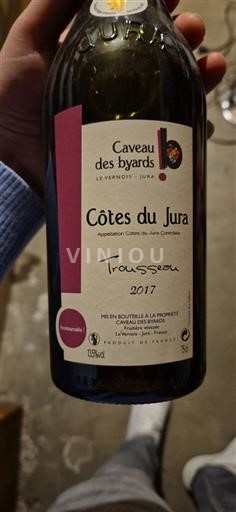 Jura Côtes du Jura Caveau des Byards Trousseau 2017