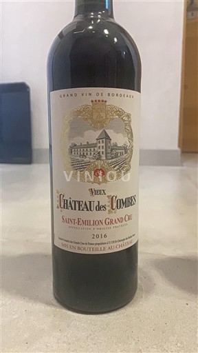 Bordeaux Saint-Émilion Grand Cru Grand Cru Château Vieux des Combes 2016