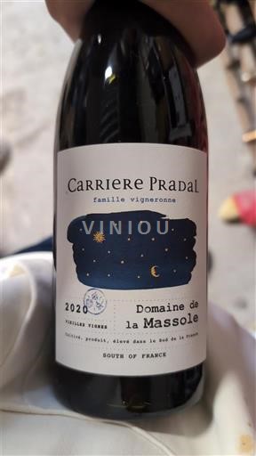Languedoc og Roussillon Pays d'Oc Carriere Pradal Vieilles Vignes 2020