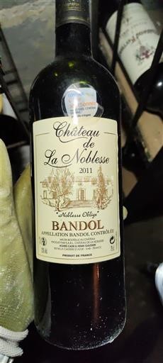 Provence Bandol Château La Noblesse Noblesse Oblige 2011