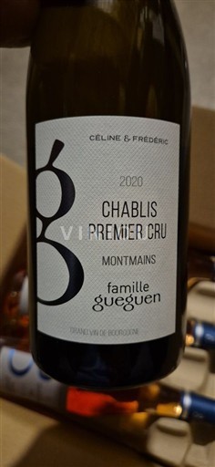 Burgundy Chablis Premier Cru Famille Gueguen Montmains 2020