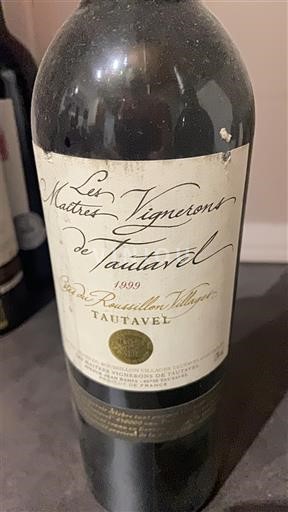 Roussillon Côtes du Roussillon Villages Les Maîtres Vignerons de Tautavel 1999