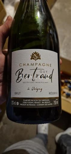 Šampanja Šampanjec Guy Bertrand Réserve Neleten.