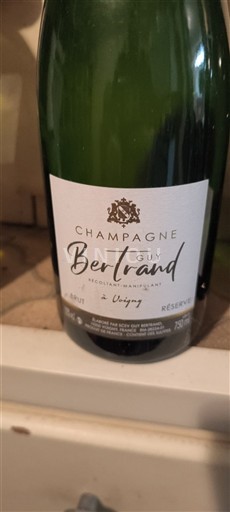Champagne Sâm-panh Guy Bertrand Réserve Không niên vụ