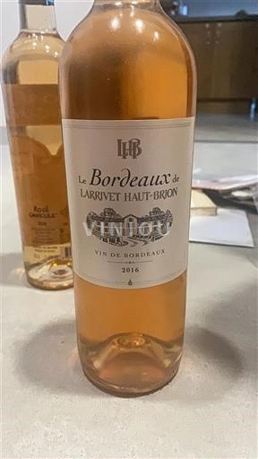 Bordeaux Larrivet Haut-Brion Le Bordeaux de Larrivet Haut-Brion 2016