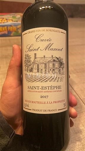 Burdeos Saint-Estèphe Saint Maxent Saint Maxent 2017