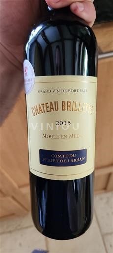 Bordoja Moulis-en-Médoc Château Brillette 2015