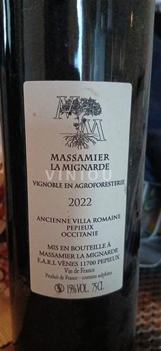 Languedoc Không được chỉ định Massamier La Mignarde 2022