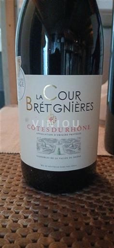 Valle del Rodano Côtes-du-Rhône La Cour Brétgnières 2022