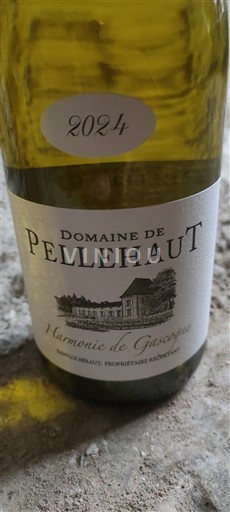 Viner Blanc sec L'harmonie de Gascogne Domaine Pellehaut 2024 Frankrike Sydväst Côtes de Gascogne IGP