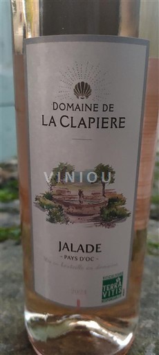 Languedoc và Roussillon Vùng đất Oc Domaine La Clapière Jalade 2024
