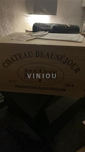 Bordeaux Puisseguin-saint-émilion Château Beauséjour 2018