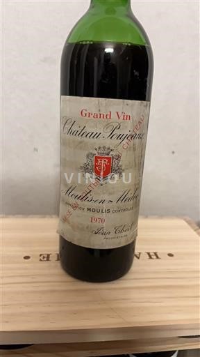 Bordeaux Moulis-en-Médoc Château Poujeaux 1970