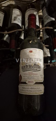 Bordeaux Côtes-de-Blaye Marquis du Tertre 2013
