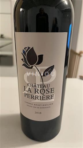 Bordeaux Lussac-saint-émilion Château La Rose Perrière 2018