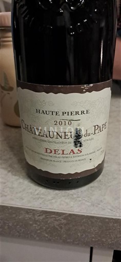 Rhône-dalen Châteauneuf-du-Pape Delas Haute Pierre 2010