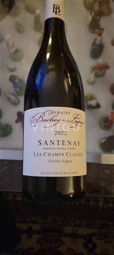 Bourgogne Santenay Domaine Bachey-Legros Les Champs Claudes Vieilles Vignes 2022