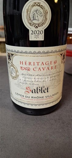 Rhône-dalen Ikke specificeret Héritages Cavare 2020