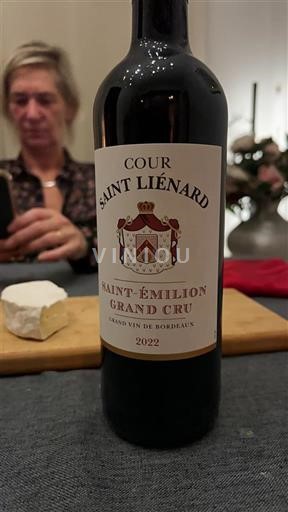 Bordeaux Saint-Émilion Grand Cru Grand Cru Cour Saint Liénard 2022