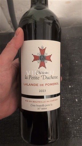 Bordeaux Lalande-de-pomerol Château La Petite Duchesse 2023