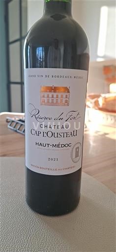 Bordeaux Haut-Médoc Château Cap l'Ousteau Réserve du Fort 2021