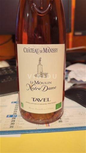 Thung lũng Rhône Tavel Château Manissy Le Moulin Notre Dame Không niên vụ