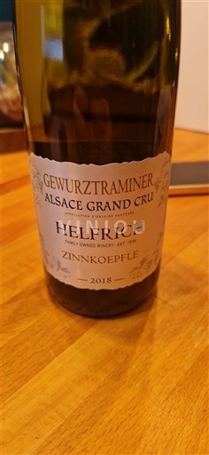 Alsace Ikke specificeret Grand Cru Helfrich Zinnkoepflé 2018
