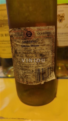Bordeaux Sauternes Château Menate Non-Vintage