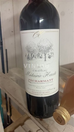 Sydvestfrankrig Pécharmant Château Méritoire Haute 2019