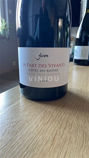 Rhône Valley Côtes du Rhône Famille Garon La Part des Vivants 2024