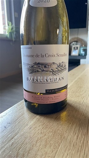 Burgundsko Saint-Véran Domaine La Croix Senaillet 2020